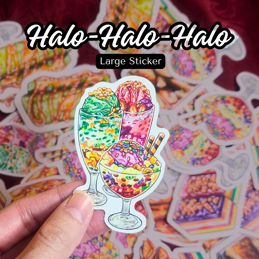 Halo Halo Halo Stickers