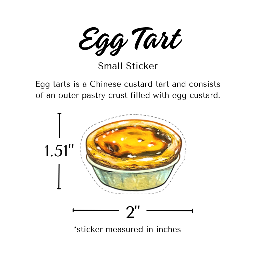 Egg Tart Stickers