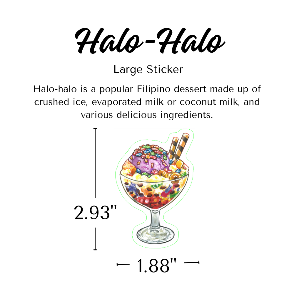 Halo Halo Stickers