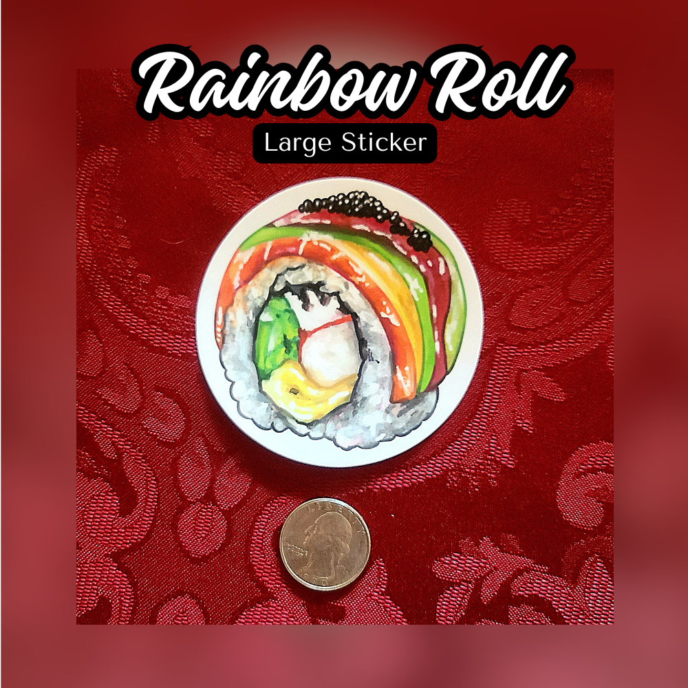 Rainbow Roll Stickers