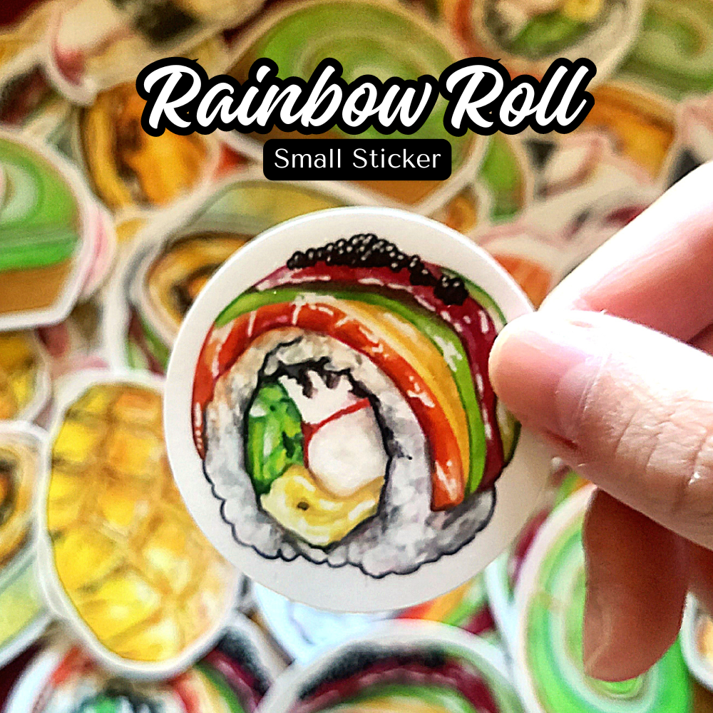 Rainbow Roll Stickers