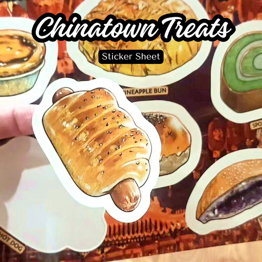 Chinatown Treats (唐人街小吃) Sticker Sheet