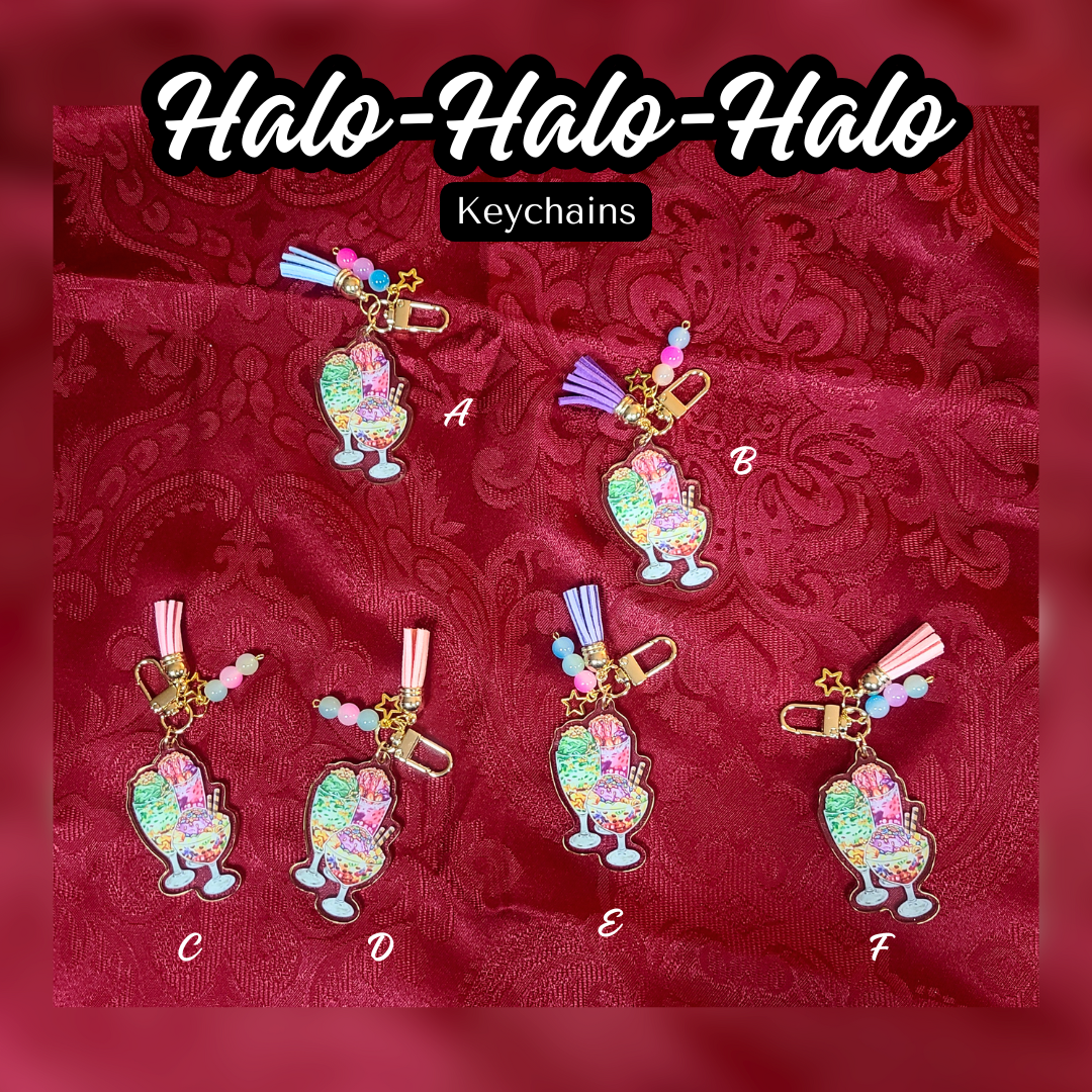 Halo Halo Halo Keychain