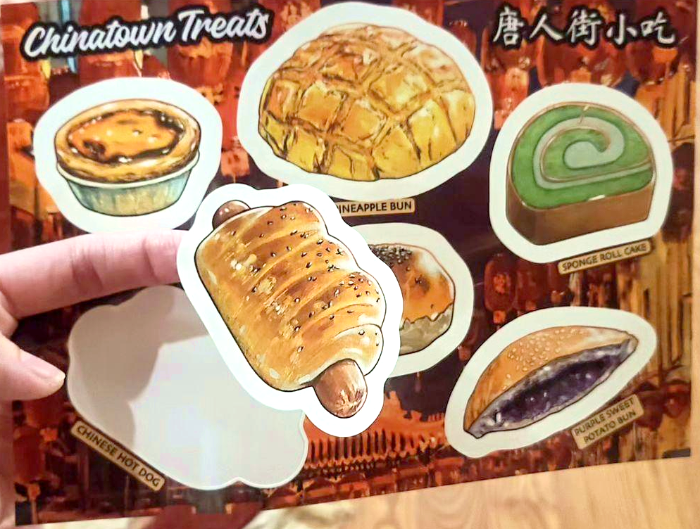 Chinatown Treats (唐人街小吃) Sticker Sheet